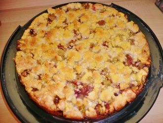 Stachelbeer-Streuselkuchen